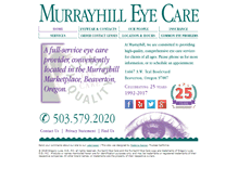 Tablet Screenshot of murrayhilleyecare.com